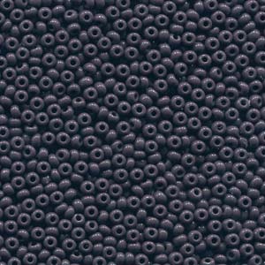 Size 8/0 Preciosa Seed Beads - Dark Purple - Riverside Beads