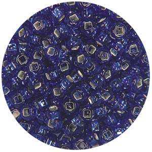 Size 8/0 Preciosa Seed Beads - S/L Royal Blue - Riverside Beads