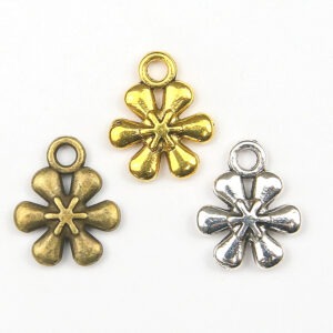 Six Petal Flower Charms - Riverside Beads