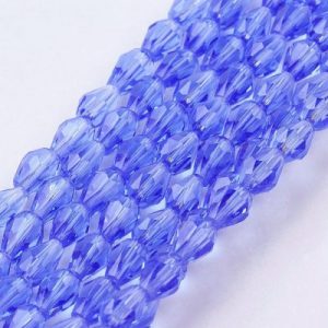 Crystal Drop Bead - Royal Blue - Riverside Beads