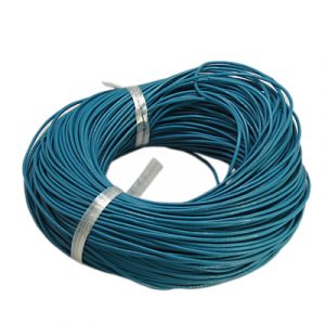 Leather Cord - Sky Blue - 2mm - Riverside Beads