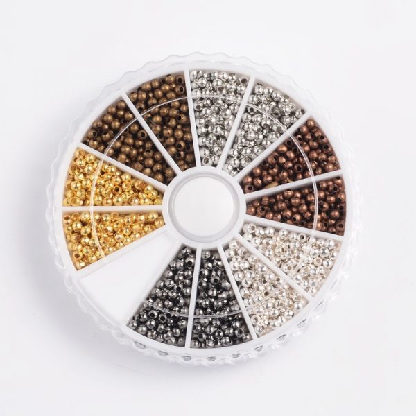 2mm Mixed Spacer Bead Collection - Riverside Beads