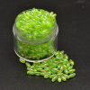 Acrylic AB Rice Bead - Lime Green - Riverside Beads