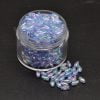 Acrylic AB Rice Bead - Steel Blue - Riverside Beads