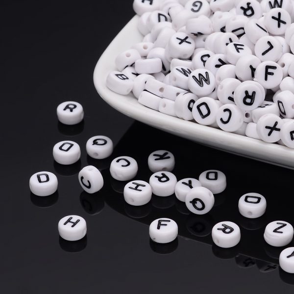 Acrylic Alphabet Bead - Riverside Beads
