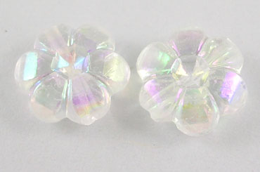 Acrylic Transparent Flower Bead - Riverside Beads
