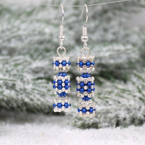 Blue Beaded Cracker Kit - Riverside Beads