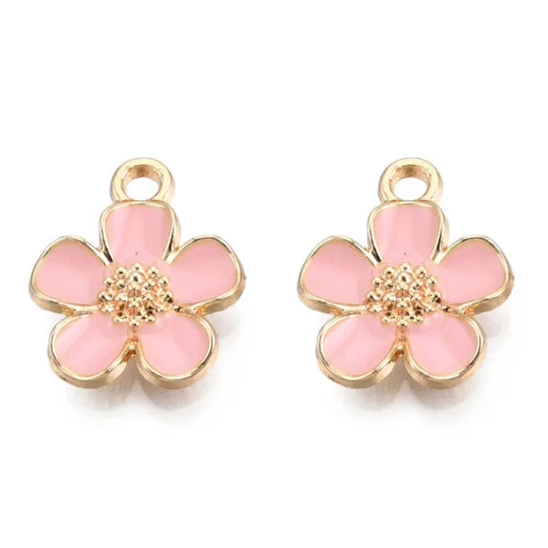 Enamel Flower Charms - Image 2
