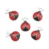 Enamel Ladybird Charms - Riverside Beads