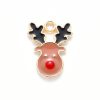 Enamel Reindeer Charms - Riverside Beads