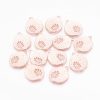 Flat Leaf Aperture Charms - Rose Gold - Riverside Beads