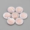 Heart on Flat Shell Charms - Riverside Beads