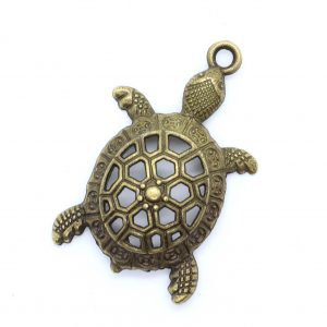 Antique Brass Turtle Charms - Riverside Beads