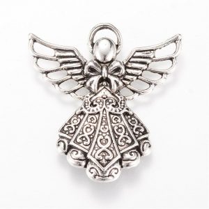 Large Silver Angel Charms - Riverside Beads