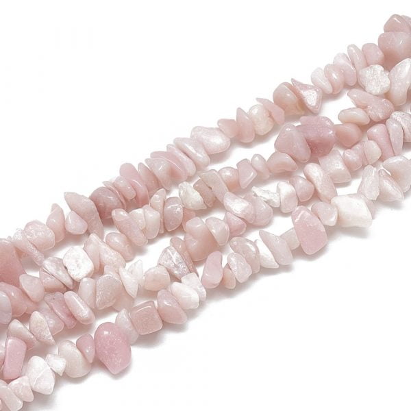 Semi Precious Chips - Pink Opal - Riverside Beads