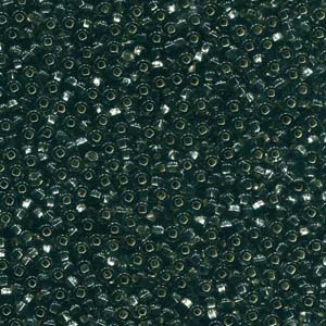 Size 8/0 Preciosa Seed Beads - Black Diamond - Riverside Beads
