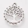 Silver Round Tree Charms - Riverside Beads