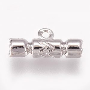 Silver Christmas Cracker Charms - Riverside Beads
