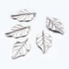 Silver Leaf Charms - Riverside Beads