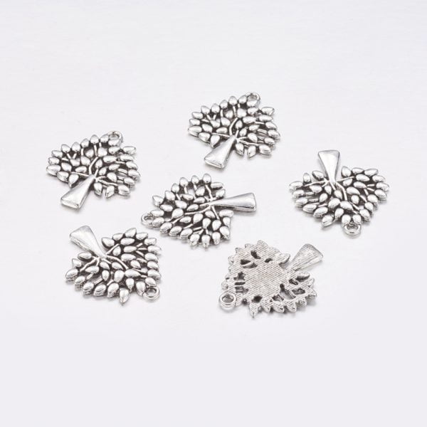 Silver Tree 1 Charms - Riverside Beads