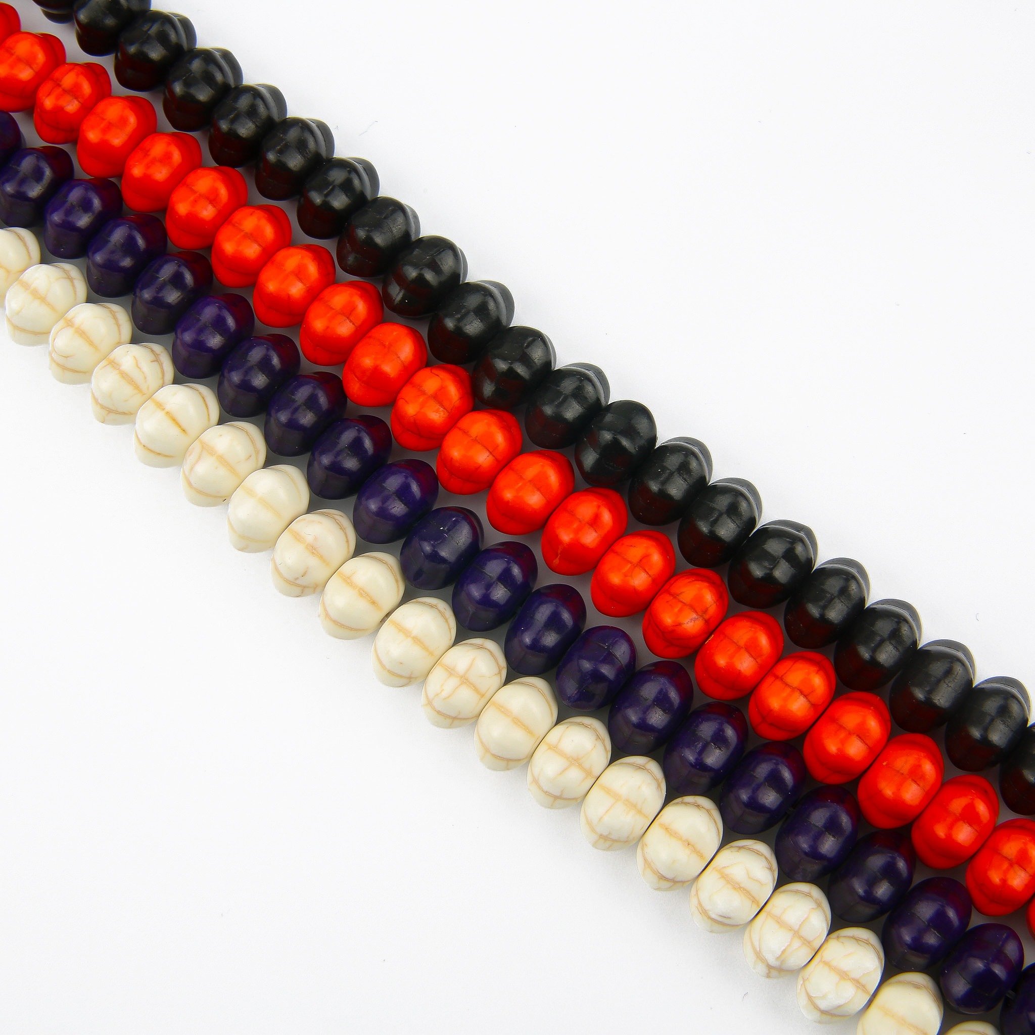 Imitation Turquoise Pumpkin Bead