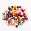 6mm Mixed Glass Pearls - Dark Rainbow - Riverside Beads