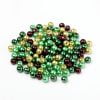 6mm Mixed Glass Pearls - Mint Chocolate - Riverside Beads