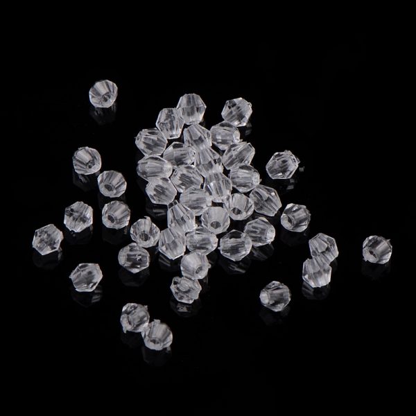 Acrylic Faceted Bicone Bead - Riverside Beads