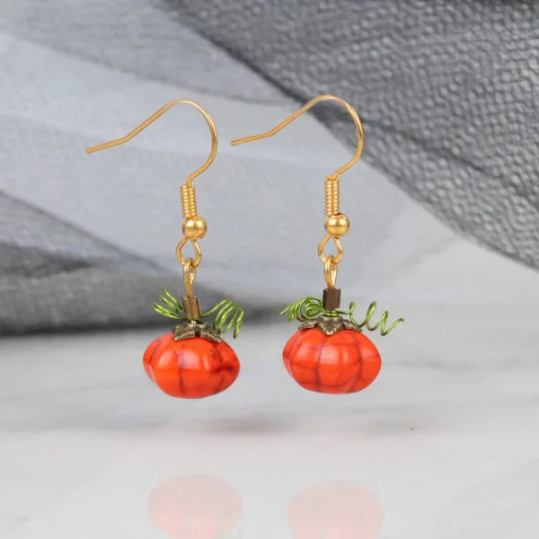Pumpkin Earring Charm Kit - Makes 5 pairs