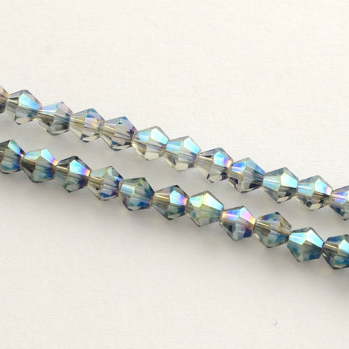 4mm Crystal Bicone Bead - Sea Green - Riverside Beads