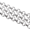 Silver Rolo Chain - 5x1.5mm - Riverside Beads