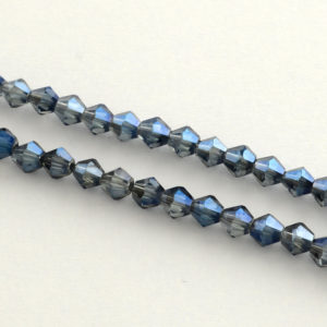 Marine Blue 4mm Bicone - Riverside Beads