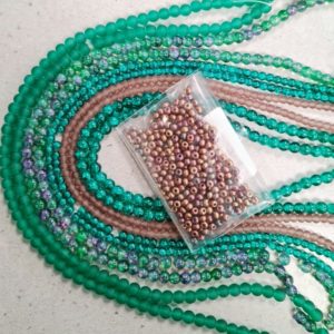 Teal Bronze Bead Bundle - Riverside Beads
