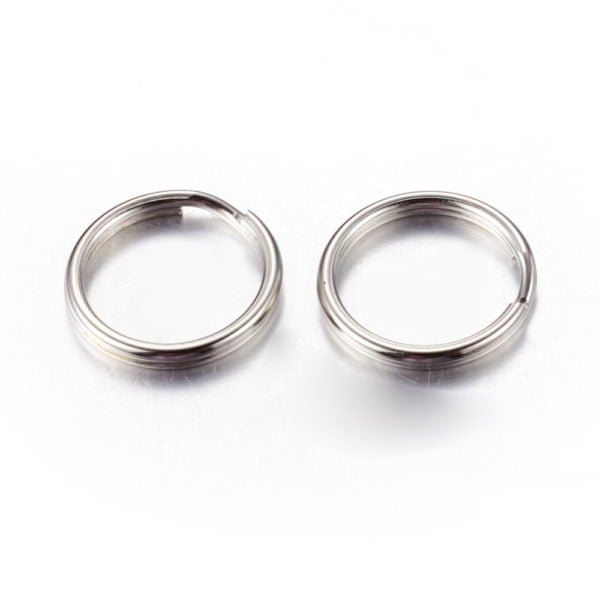15mm Silver Split Ring - Riverside Beads
