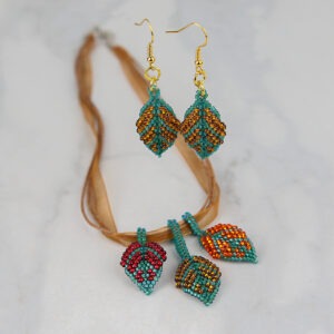 Autumn Leaves Pendant and Earrings Workshop