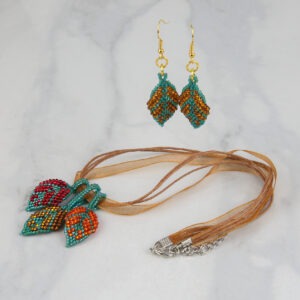 Autumn Leaves Pendant and Earrings Workshop