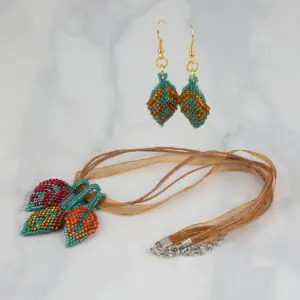 Autumn Leaves Pendant and Earrings Workshop