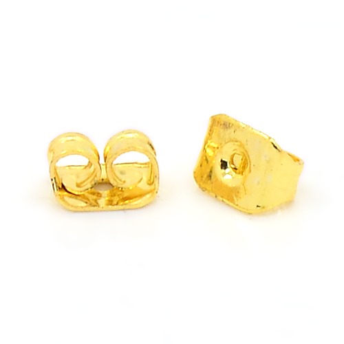 Gold Plated Earring Back - Riverside Beads