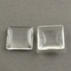 25mm Clear Glass Square Dome - Riverside Beads