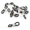 Black Rubber Eyeglass Connectors - Riverside Beads