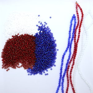 Jubilee Bead Collection - Red, White and Blue - Riverside Beads