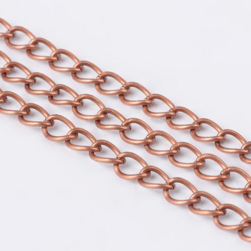 Oval Link Copper Chain - 3x4mm - Cord - Chain - Riverside Beads