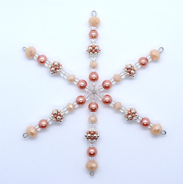 Beaded Snowflake Decoration - Riverside Beads