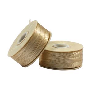 Nymo Beading Thread Size D - Champagne - Riverside Beads