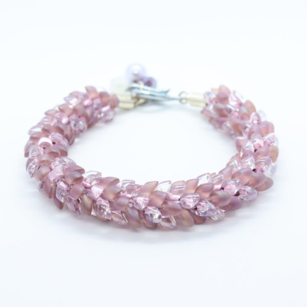 Purple Beaded Magatama Kumihimo Kit - Riverside Beads