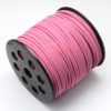 3mm Faux Suede Cord - Pink - Riverside Beads