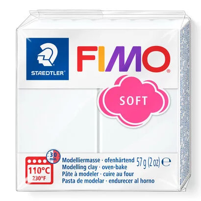 Staedtler FIMO Soft - White - Riverside Beads