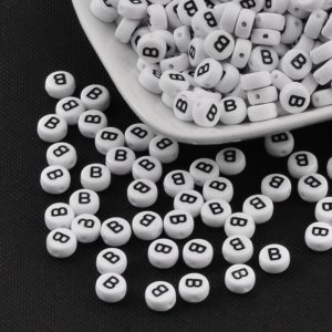 Acrylic Alphabet Bead - B - Riverside Beads
