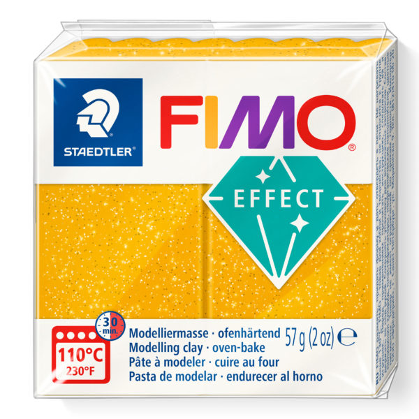 Staedtler FIMO Effect - Glitter Gold - Riverside Beads