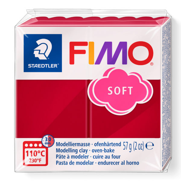 Staedtler FIMO Soft - Cherry Red - Riverside Beads